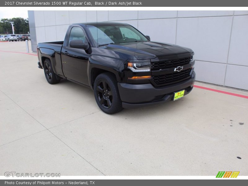 Black / Dark Ash/Jet Black 2017 Chevrolet Silverado 1500 WT Regular Cab