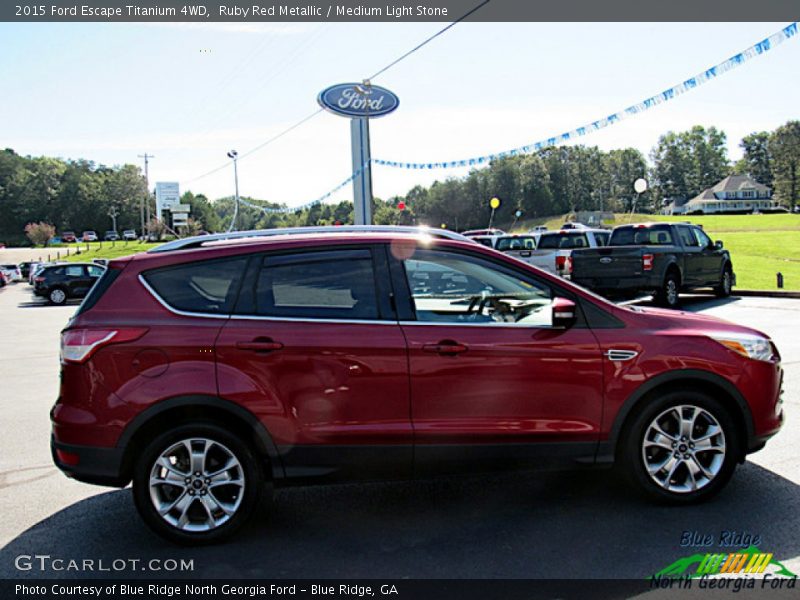 Ruby Red Metallic / Medium Light Stone 2015 Ford Escape Titanium 4WD