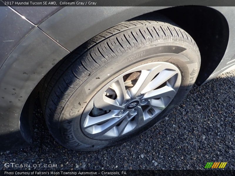 Coliseum Gray / Gray 2017 Hyundai Tucson SE AWD