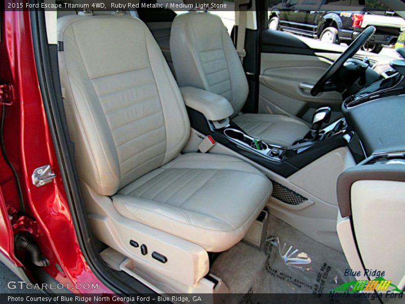 Ruby Red Metallic / Medium Light Stone 2015 Ford Escape Titanium 4WD