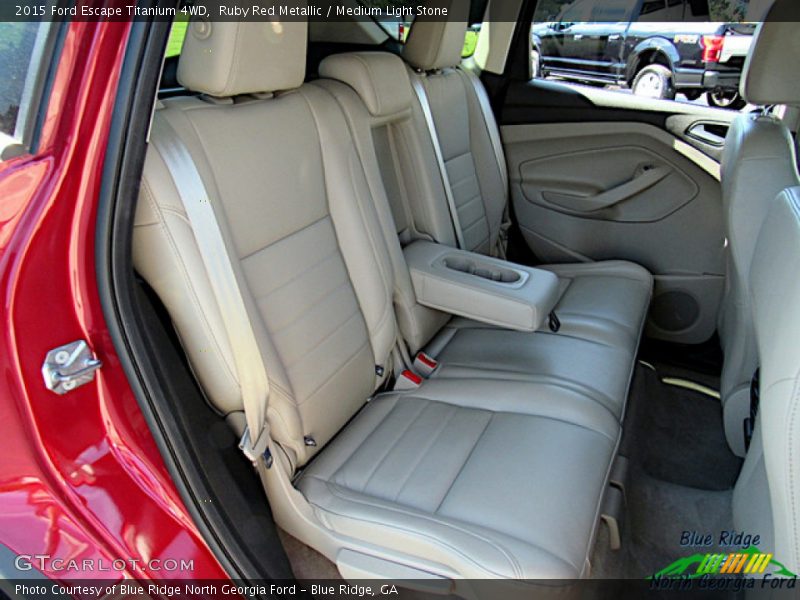 Ruby Red Metallic / Medium Light Stone 2015 Ford Escape Titanium 4WD