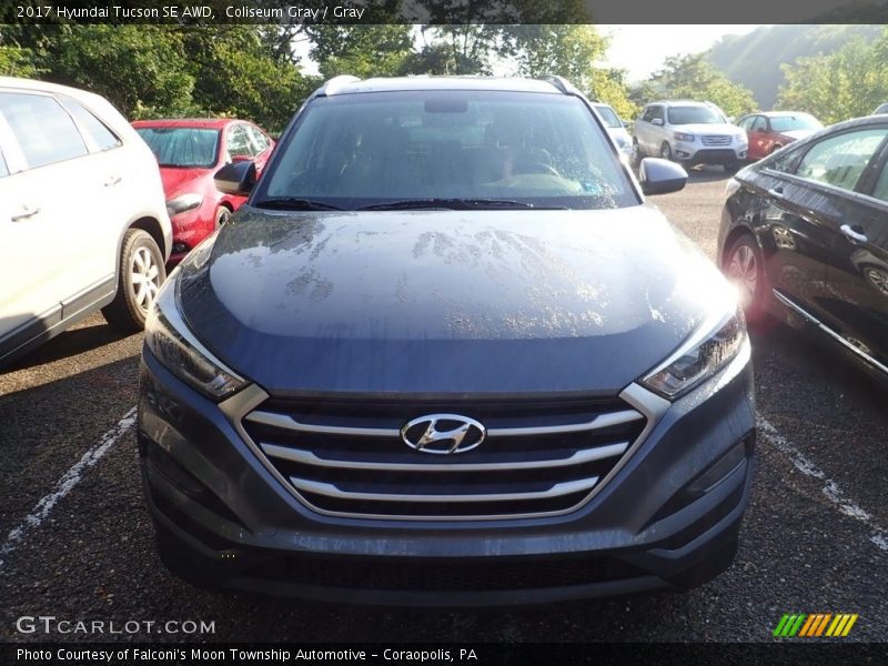 Coliseum Gray / Gray 2017 Hyundai Tucson SE AWD