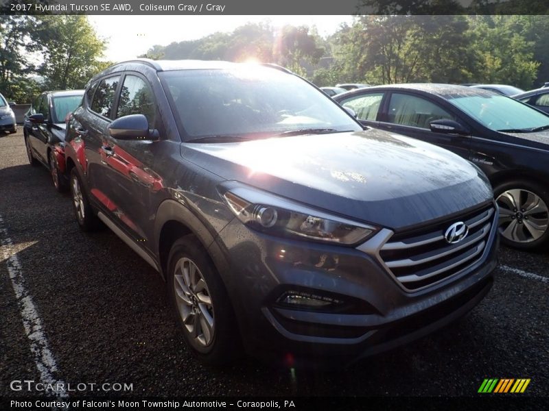 Coliseum Gray / Gray 2017 Hyundai Tucson SE AWD