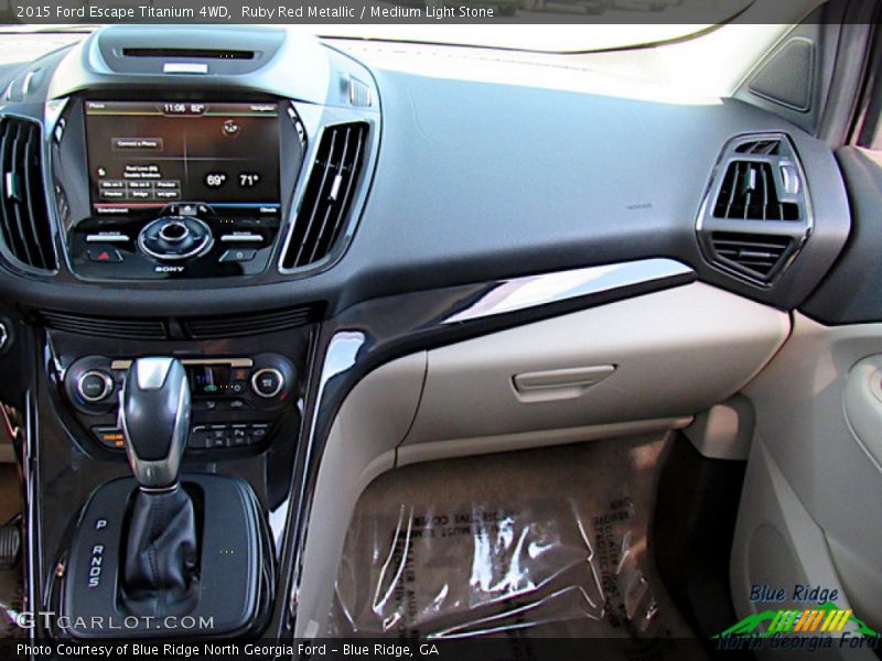 Ruby Red Metallic / Medium Light Stone 2015 Ford Escape Titanium 4WD