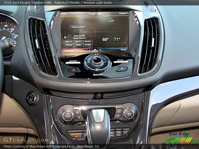 Ruby Red Metallic / Medium Light Stone 2015 Ford Escape Titanium 4WD