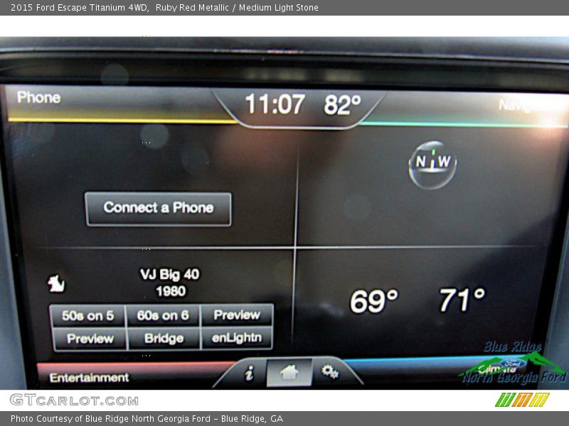 Ruby Red Metallic / Medium Light Stone 2015 Ford Escape Titanium 4WD