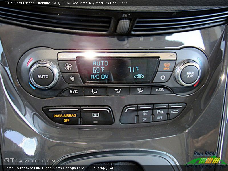 Ruby Red Metallic / Medium Light Stone 2015 Ford Escape Titanium 4WD