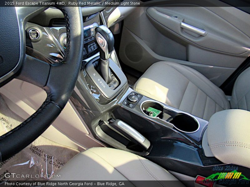 Ruby Red Metallic / Medium Light Stone 2015 Ford Escape Titanium 4WD