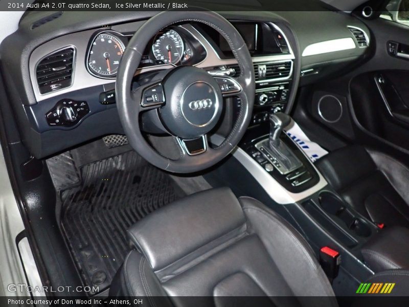 Ice Silver Metallic / Black 2014 Audi A4 2.0T quattro Sedan