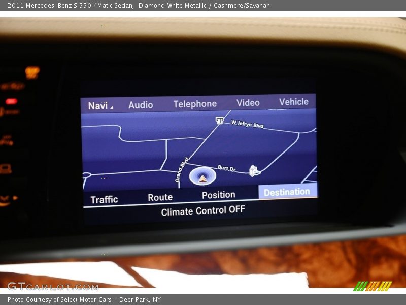 Diamond White Metallic / Cashmere/Savanah 2011 Mercedes-Benz S 550 4Matic Sedan