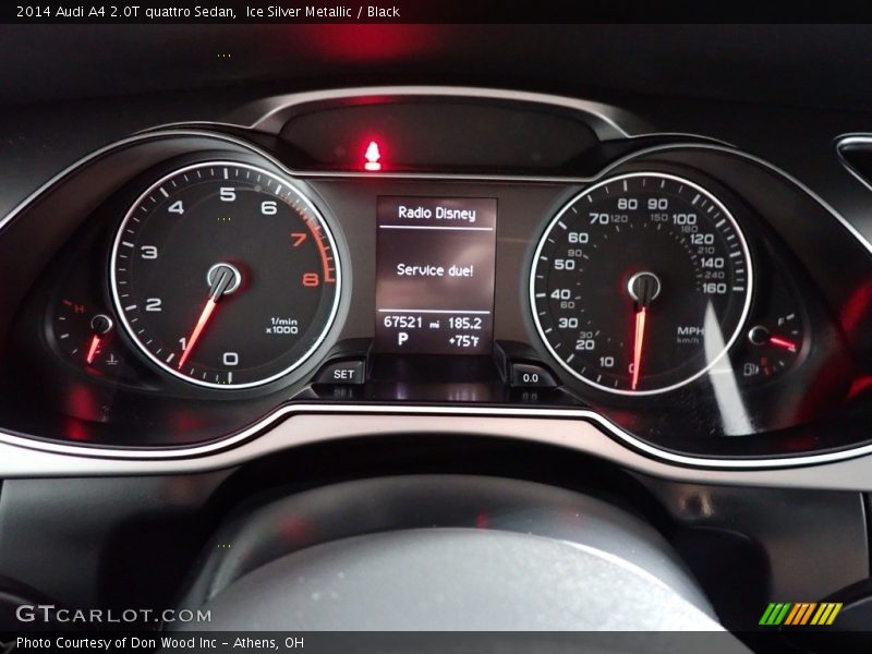 Ice Silver Metallic / Black 2014 Audi A4 2.0T quattro Sedan