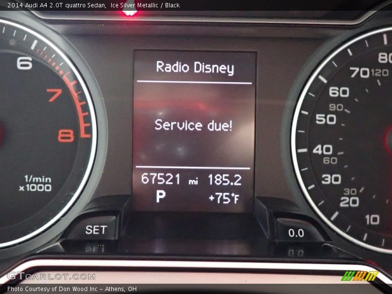 Ice Silver Metallic / Black 2014 Audi A4 2.0T quattro Sedan