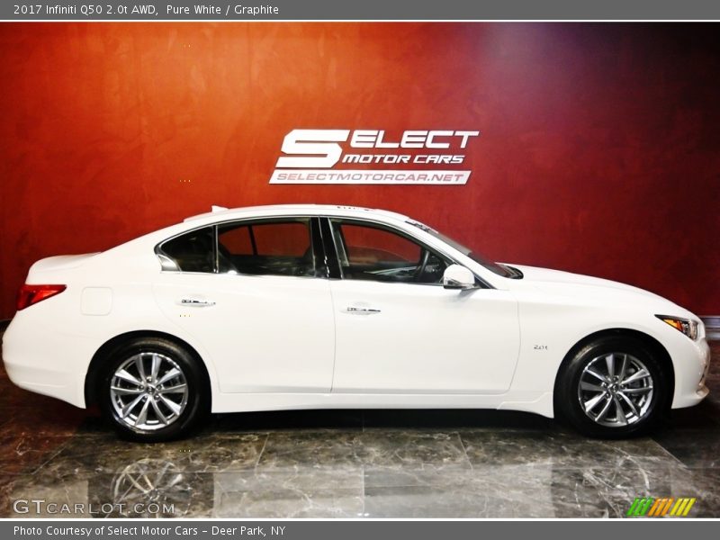  2017 Q50 2.0t AWD Pure White