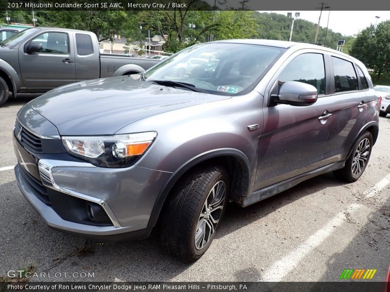 Mercury Gray / Black 2017 Mitsubishi Outlander Sport SE AWC