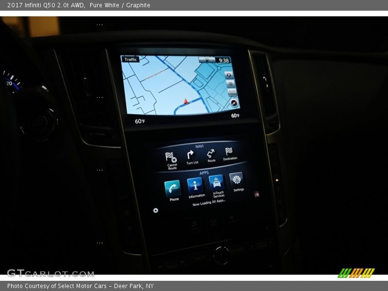 Pure White / Graphite 2017 Infiniti Q50 2.0t AWD