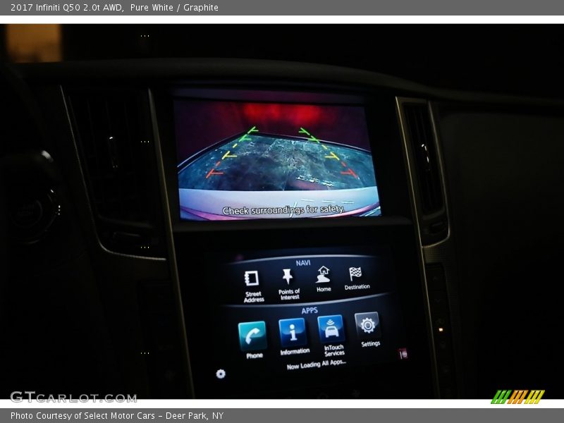 Pure White / Graphite 2017 Infiniti Q50 2.0t AWD