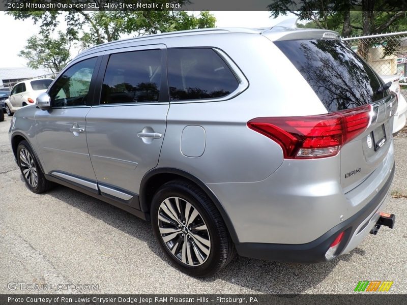 Alloy Silver Metallic / Black 2019 Mitsubishi Outlander SEL