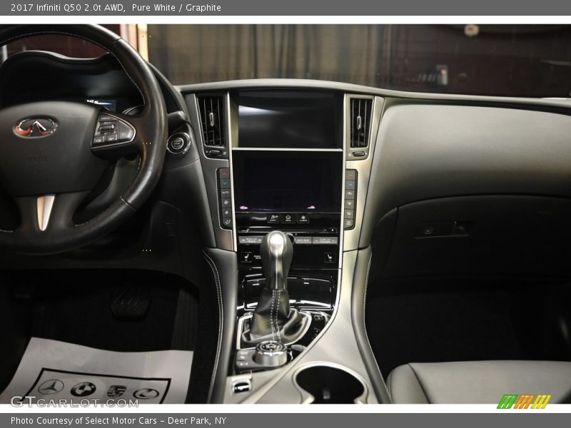 Dashboard of 2017 Q50 2.0t AWD