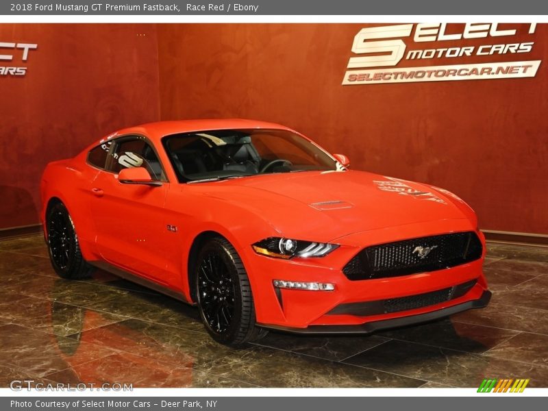 Race Red / Ebony 2018 Ford Mustang GT Premium Fastback