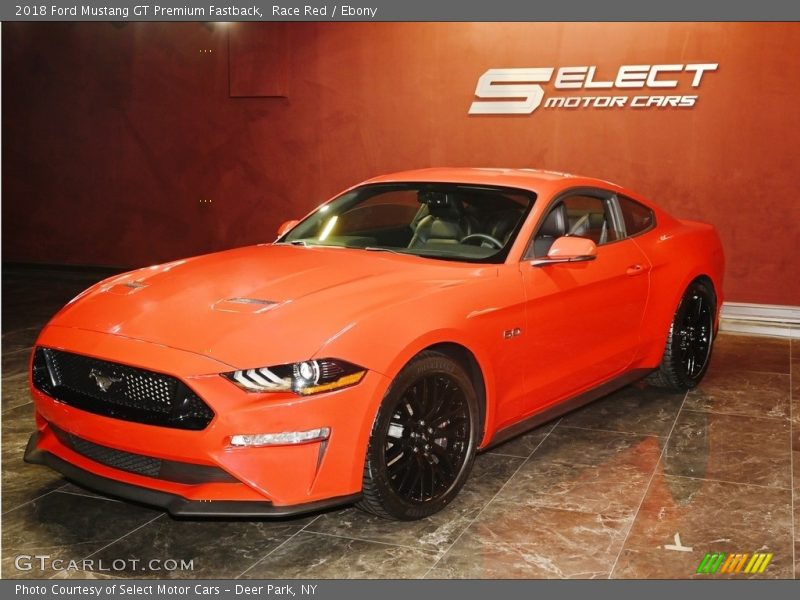 Race Red / Ebony 2018 Ford Mustang GT Premium Fastback