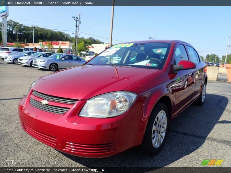 Sport Red / Ebony 2009 Chevrolet Cobalt LT Sedan