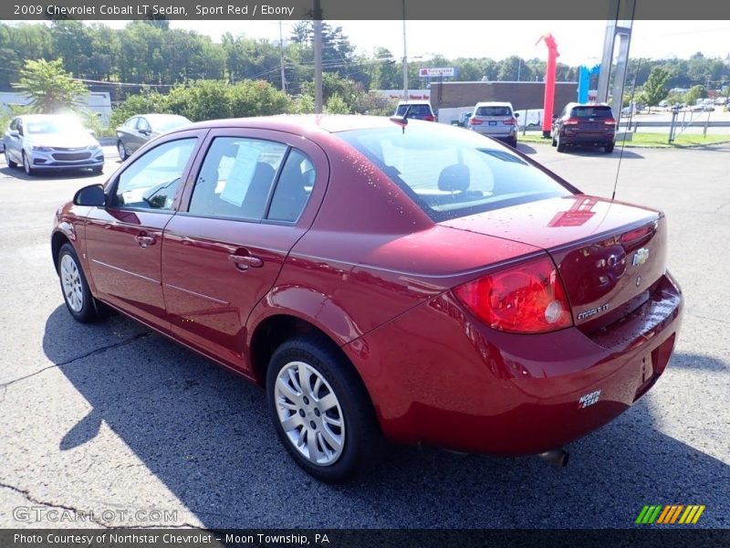 Sport Red / Ebony 2009 Chevrolet Cobalt LT Sedan
