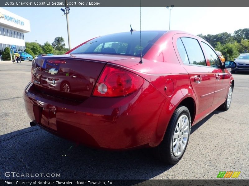Sport Red / Ebony 2009 Chevrolet Cobalt LT Sedan