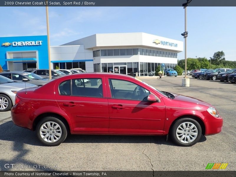 Sport Red / Ebony 2009 Chevrolet Cobalt LT Sedan