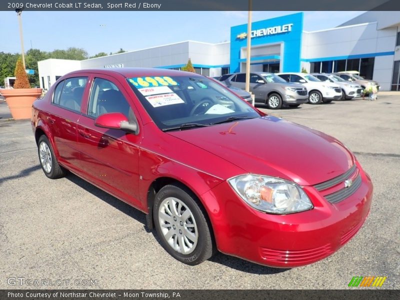 Sport Red / Ebony 2009 Chevrolet Cobalt LT Sedan