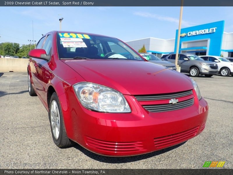Sport Red / Ebony 2009 Chevrolet Cobalt LT Sedan