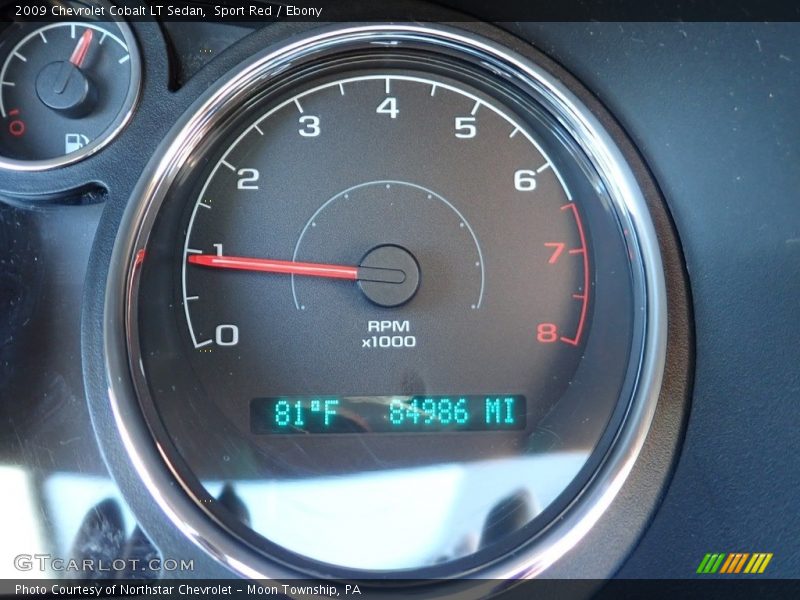 Sport Red / Ebony 2009 Chevrolet Cobalt LT Sedan