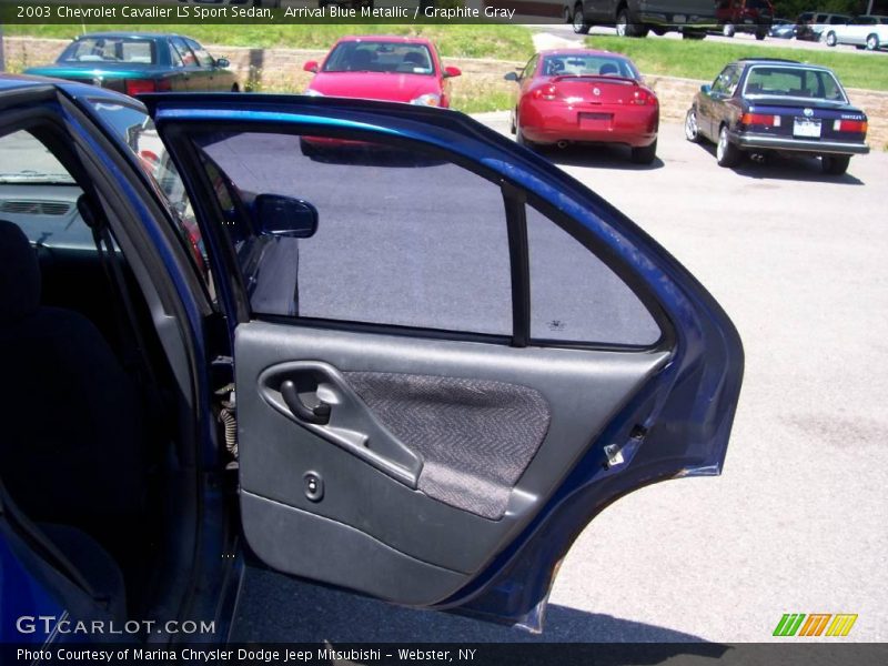 Arrival Blue Metallic / Graphite Gray 2003 Chevrolet Cavalier LS Sport Sedan
