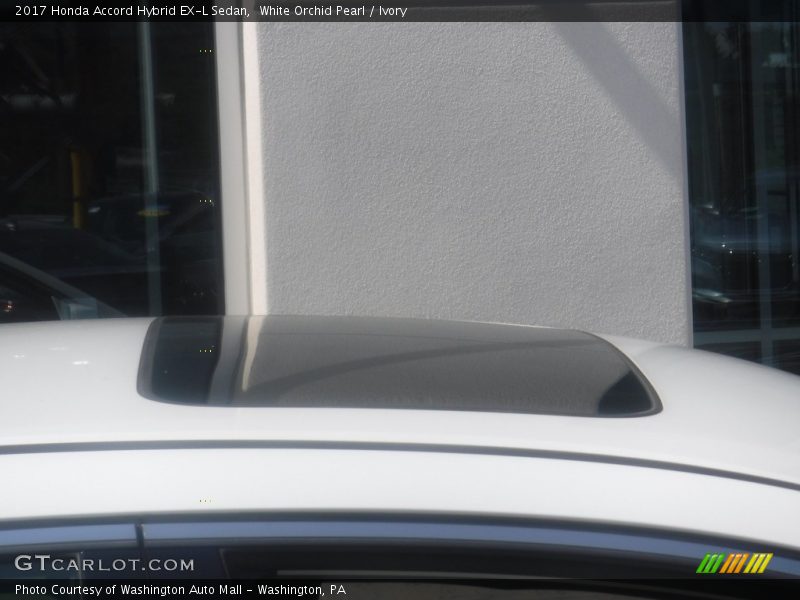 White Orchid Pearl / Ivory 2017 Honda Accord Hybrid EX-L Sedan