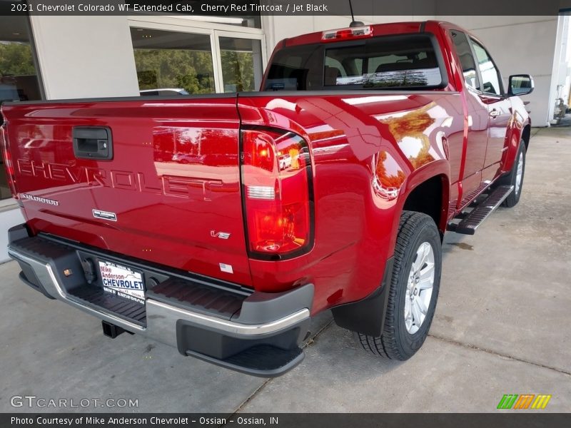 Cherry Red Tintcoat / Jet Black 2021 Chevrolet Colorado WT Extended Cab