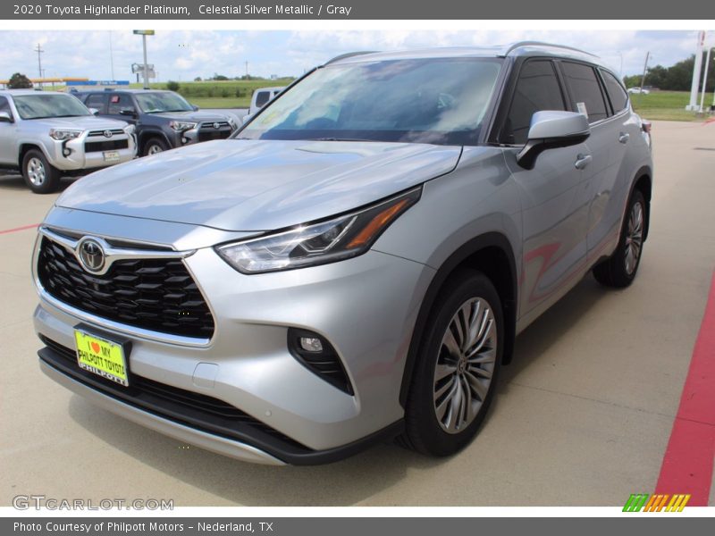 Celestial Silver Metallic / Gray 2020 Toyota Highlander Platinum