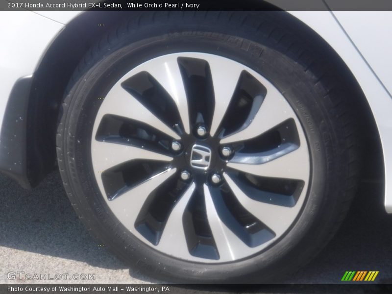 White Orchid Pearl / Ivory 2017 Honda Accord Hybrid EX-L Sedan