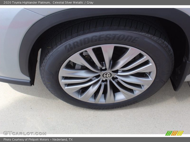 Celestial Silver Metallic / Gray 2020 Toyota Highlander Platinum