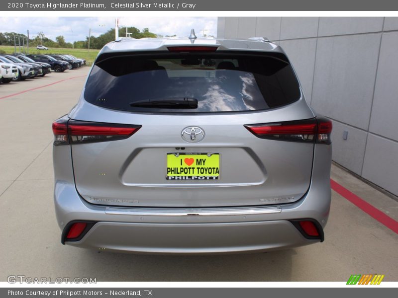 Celestial Silver Metallic / Gray 2020 Toyota Highlander Platinum