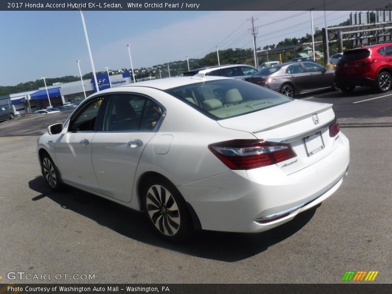 White Orchid Pearl / Ivory 2017 Honda Accord Hybrid EX-L Sedan