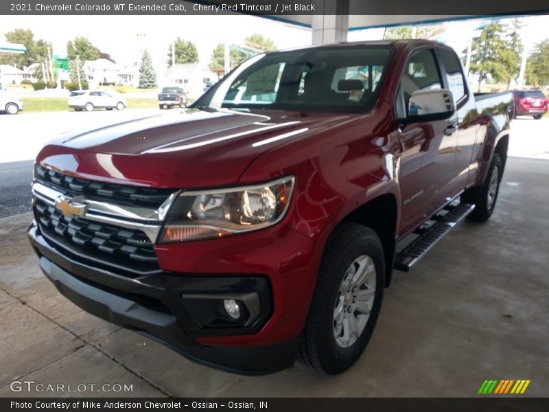 Cherry Red Tintcoat / Jet Black 2021 Chevrolet Colorado WT Extended Cab