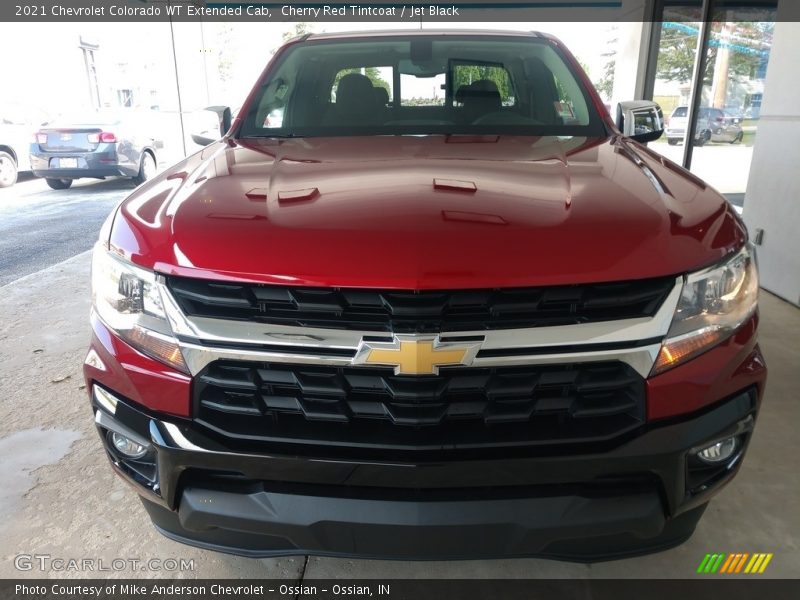 Cherry Red Tintcoat / Jet Black 2021 Chevrolet Colorado WT Extended Cab