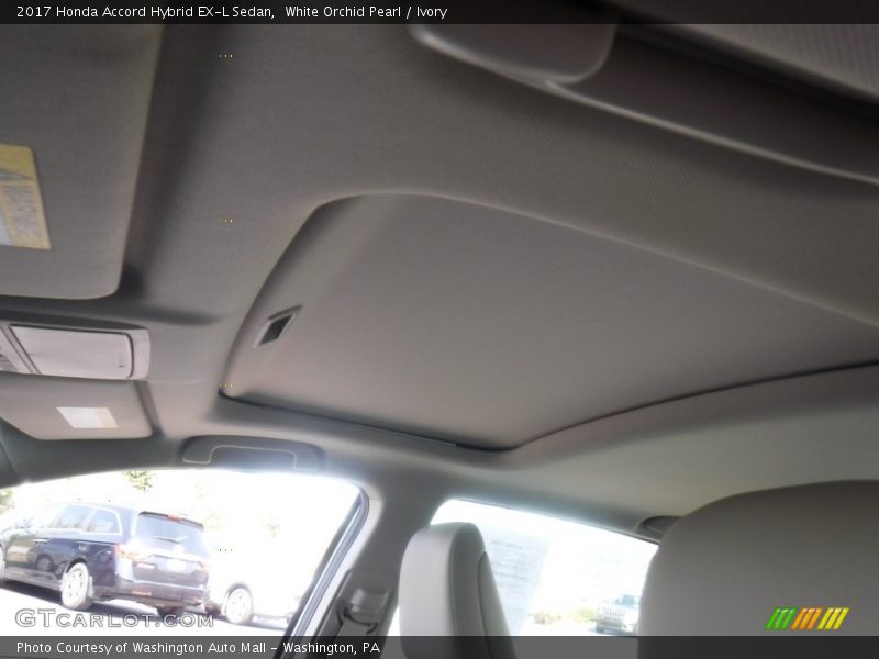 White Orchid Pearl / Ivory 2017 Honda Accord Hybrid EX-L Sedan