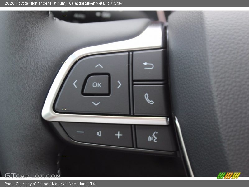 Celestial Silver Metallic / Gray 2020 Toyota Highlander Platinum