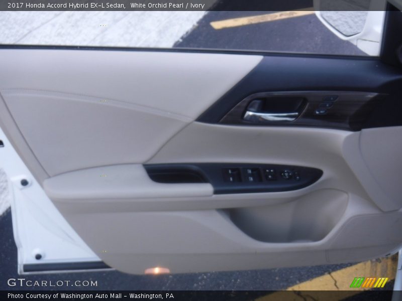 White Orchid Pearl / Ivory 2017 Honda Accord Hybrid EX-L Sedan
