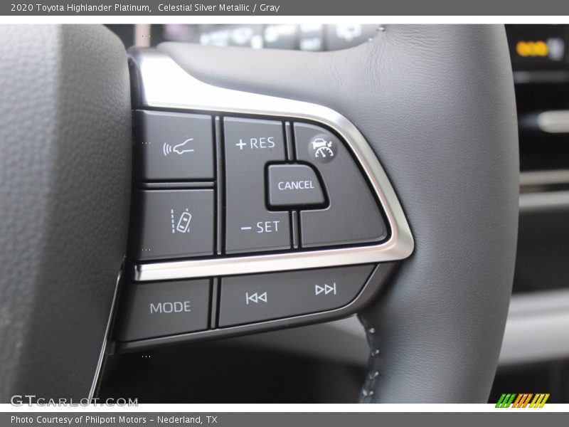 Celestial Silver Metallic / Gray 2020 Toyota Highlander Platinum