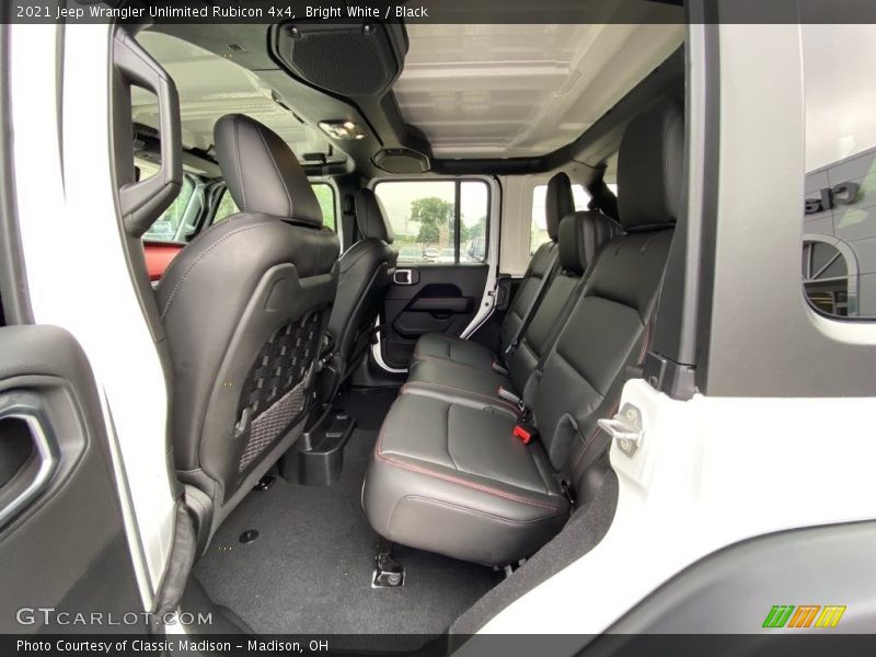 Rear Seat of 2021 Wrangler Unlimited Rubicon 4x4