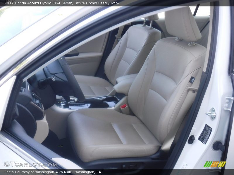 White Orchid Pearl / Ivory 2017 Honda Accord Hybrid EX-L Sedan