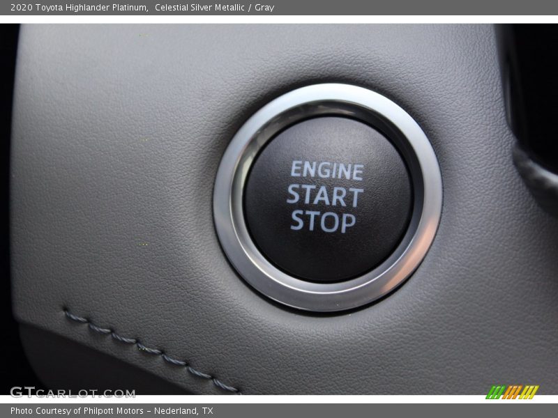 Celestial Silver Metallic / Gray 2020 Toyota Highlander Platinum