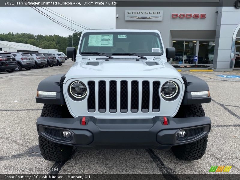 Bright White / Black 2021 Jeep Wrangler Unlimited Rubicon 4x4