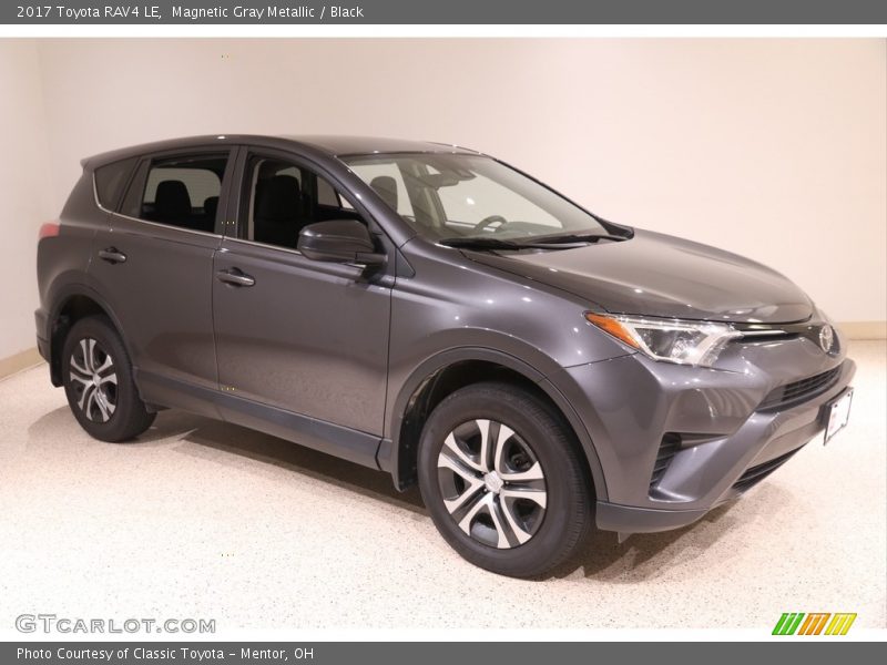 Magnetic Gray Metallic / Black 2017 Toyota RAV4 LE